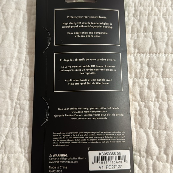 Kate Spade IPhone 14 lens covers - Picture 2 of 3